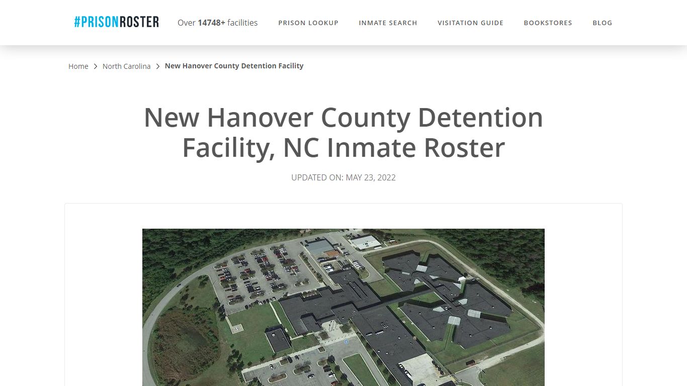 New Hanover County Detention Facility, NC Inmate Roster - Prisonroster